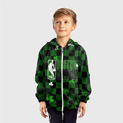 Ветровка с капюшоном детская NBA Boston Celtics, цвет: 3D-белый — фото 2