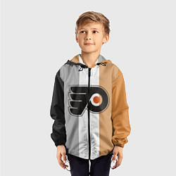 Ветровка с капюшоном детская Philadelphia Flyers, цвет: 3D-черный — фото 2