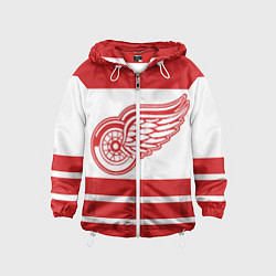 Ветровка с капюшоном детская Detroit Red Wings, цвет: 3D-белый