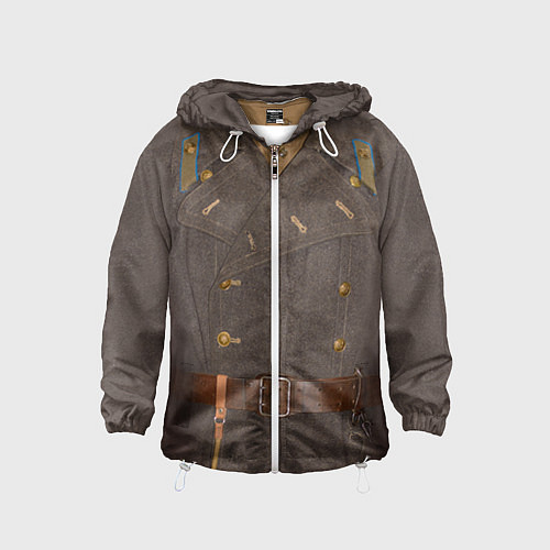 Детская ветровка Шинель / 3D-Белый – фото 1