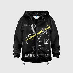 Ветровка с капюшоном детская Dark Souls, цвет: 3D-черный