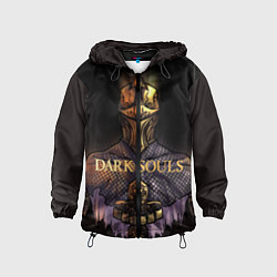 Ветровка с капюшоном детская Dark Souls: Knight, цвет: 3D-черный