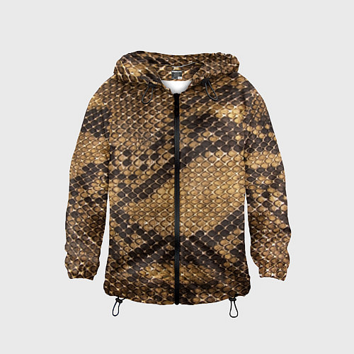 Детская ветровка Змеиная кожа / 3D-Черный – фото 1