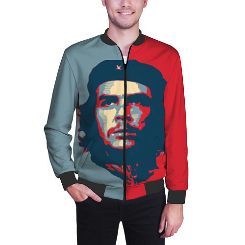 Мужской бомбер Che Guevara / 3D-Черный – фото 3