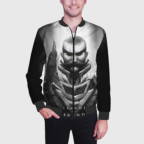 Мужской бомбер Браум / 3D-Черный – фото 3