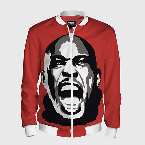 Мужской бомбер Sticky Fingaz / 3D-Белый – фото 1