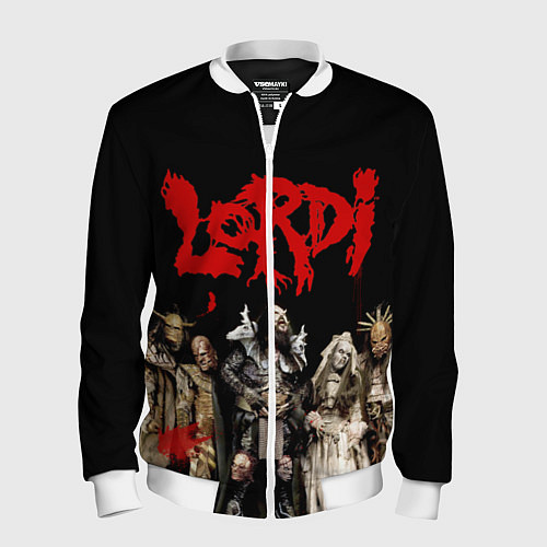Мужской бомбер LORDI / 3D-Белый – фото 1