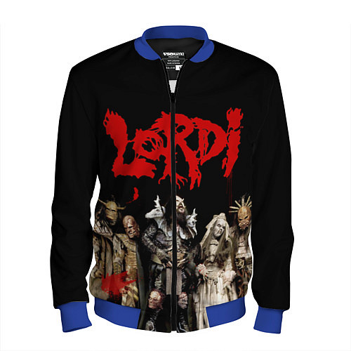 Мужской бомбер LORDI / 3D-Синий – фото 1