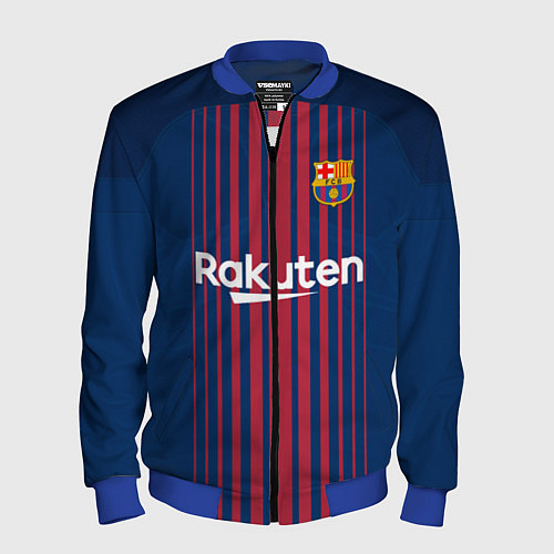 Мужской бомбер Barcelona FC: Neymar Home 17/18 / 3D-Синий – фото 1