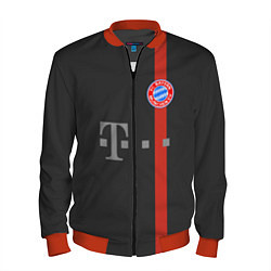 Бомбер мужской Bayern FC: Black 2018, цвет: 3D-красный