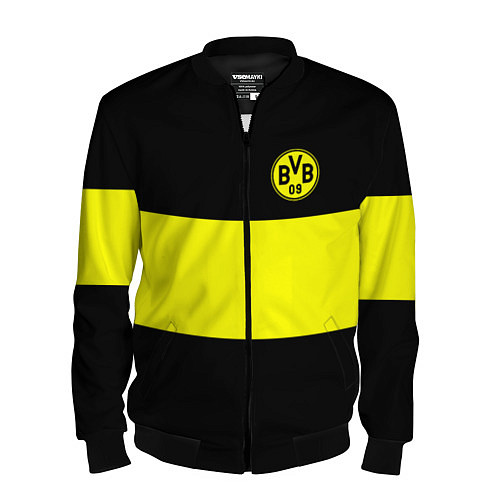 Мужской бомбер Borussia 2018 Black and Yellow / 3D-Черный – фото 1