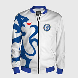 Бомбер мужской FC Chelsea: White Lion, цвет: 3D-синий