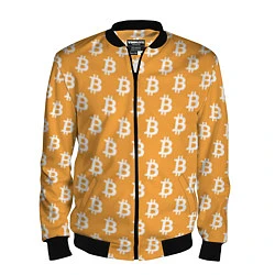 Мужской бомбер BTC Pattern