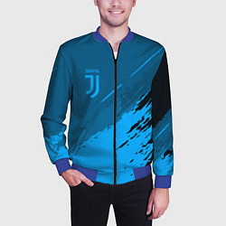 Бомбер мужской FC Juventus: Blue Original, цвет: 3D-синий — фото 2