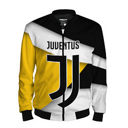 Бомбер мужской FC Juventus, цвет: 3D-черный
