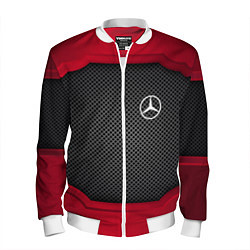 Бомбер мужской Mercedes Benz: Metal Sport, цвет: 3D-белый