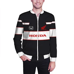 Бомбер мужской Honda Sport, цвет: 3D-белый — фото 2
