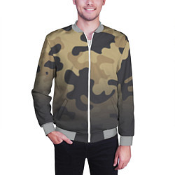 Бомбер мужской Camouflage Khaki, цвет: 3D-меланж — фото 2