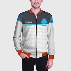 Бомбер мужской Detroit: RK900, цвет: 3D-красный — фото 2
