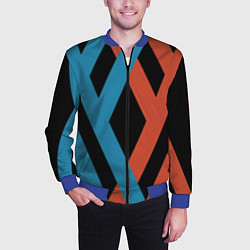 Бомбер мужской Darling in the Franxx, цвет: 3D-синий — фото 2