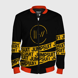 Бомбер мужской Twenty One Pilots: Jumpsuit, цвет: 3D-красный