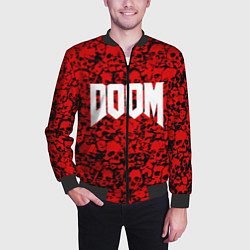 Бомбер мужской DOOM: Blooded Skuls, цвет: 3D-черный — фото 2