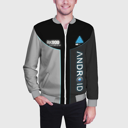Мужской бомбер Detroit: Android RK900 / 3D-Меланж – фото 3