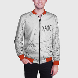 Бомбер мужской ХАОС: GONEFludd, цвет: 3D-красный — фото 2