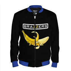 Бомбер мужской Brazzers: Black Banana, цвет: 3D-синий