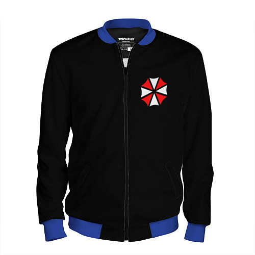 Мужской бомбер UMBRELLA CORP / 3D-Синий – фото 1