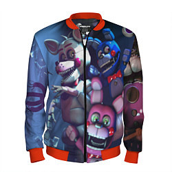 Бомбер мужской Five Nights at Freddys, цвет: 3D-красный