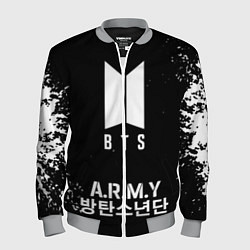 Бомбер мужской BTS ARMY, цвет: 3D-меланж
