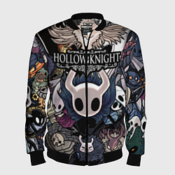 Бомбер мужской Hollow Knight, цвет: 3D-черный