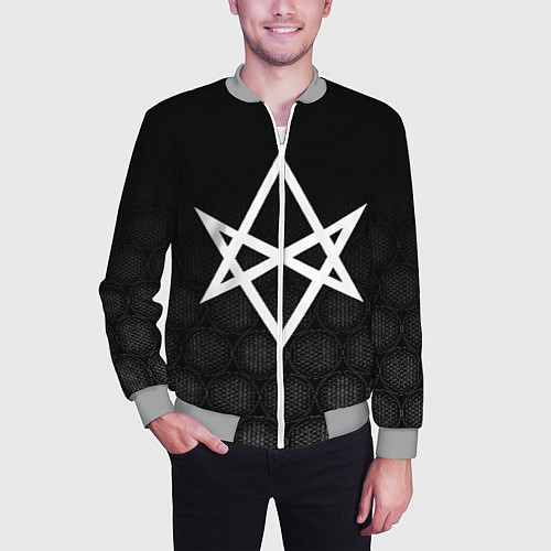 Мужской бомбер BRING ME THE HORIZON / 3D-Меланж – фото 3