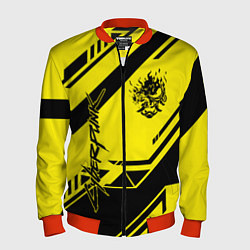 Мужской бомбер Cyberpunk 2077: Yellow Samurai