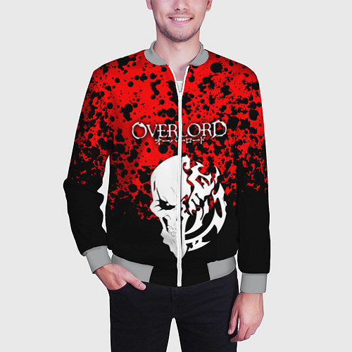 Мужской бомбер OVERLORD / 3D-Меланж – фото 3