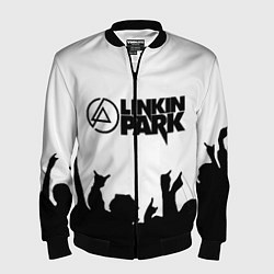 Бомбер мужской LINKIN PARK, цвет: 3D-черный