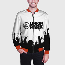 Бомбер мужской LINKIN PARK, цвет: 3D-красный — фото 2