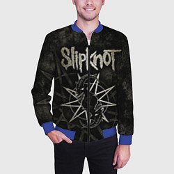 Бомбер мужской Slipknot goat, цвет: 3D-синий — фото 2