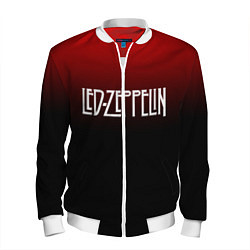 Бомбер мужской Led Zeppelin, цвет: 3D-белый