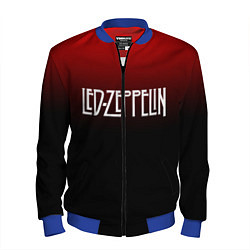 Бомбер мужской Led Zeppelin, цвет: 3D-синий