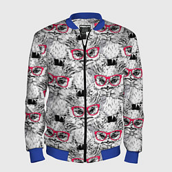 Мужской бомбер Совы в очках