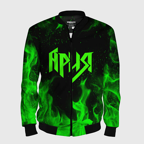 Мужской бомбер АРИЯ / 3D-Черный – фото 1