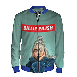 Бомбер мужской Billie Eilish, цвет: 3D-синий