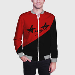 Бомбер мужской Алиса, цвет: 3D-меланж — фото 2