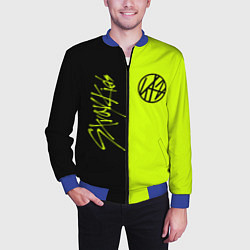 Бомбер мужской Stray Kids, цвет: 3D-синий — фото 2