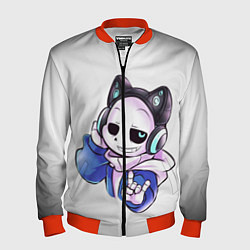 Бомбер мужской UNDERTALE, цвет: 3D-красный