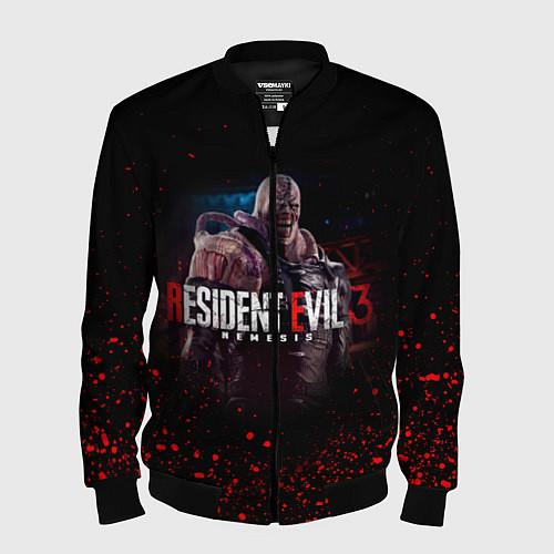 Мужской бомбер RESIDENT EVIL 3 / 3D-Черный – фото 1