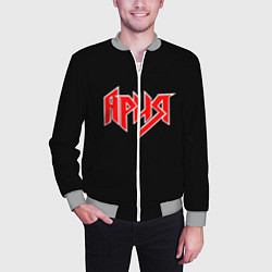 Бомбер мужской АРИЯ, цвет: 3D-меланж — фото 2
