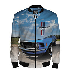 Бомбер мужской Mustang, цвет: 3D-черный